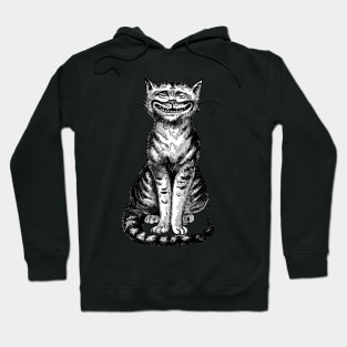 Smiling Cheshire Cat from the Classic Book Alice's Adventures in Wonderland Hoodie